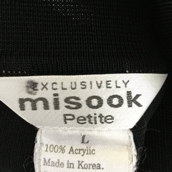 Exclusively Misook Button Up Cardigan l/p - Picture 6 of 7